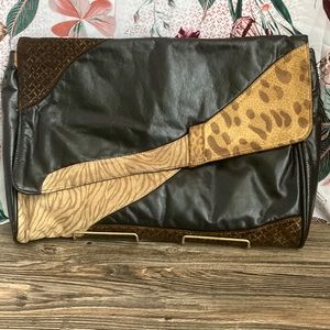 Vintage Leather Clutch